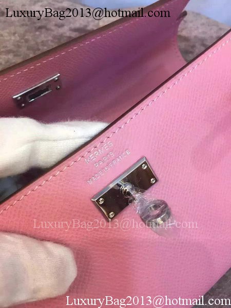 Hermes Kelly Wallet Epsom Leather H009 Pink Hermes Kelly Wallet Epsom Leather H009 Pink