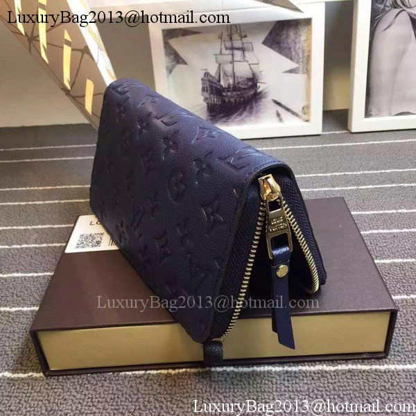 Louis Vuitton Monogram Empreinte Zippy Wallet X60017 Royal Louis Vuitton Monogram Empreinte Zippy Wallet X60017 Royal