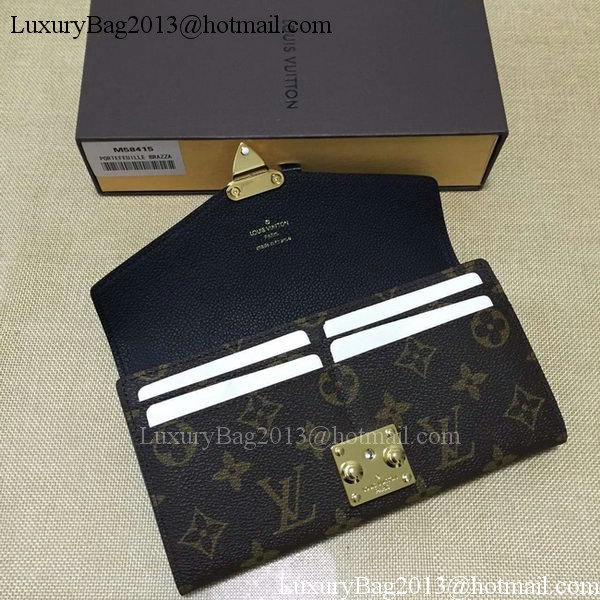 Louis Vuitton Monogram Canvas PALLAS WALLET M58413 Black Louis Vuitton Monogram Canvas PALLAS WALLET M58413 Black