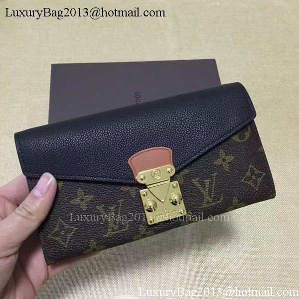 Louis Vuitton Monogram Canvas PALLAS WALLET M58413 Black Louis Vuitton Monogram Canvas PALLAS WALLET M58413 Black
