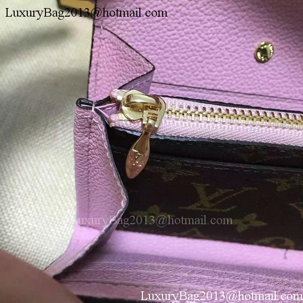Louis Vuitton Monogram Canvas PALLAS WALLET M58413 Pink Louis Vuitton Monogram Canvas PALLAS WALLET M58413 Pink