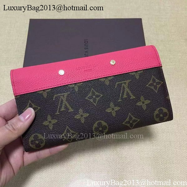 Louis Vuitton Monogram Canvas PALLAS WALLET M58413 Rose Louis Vuitton Monogram Canvas PALLAS WALLET M58413 Rose