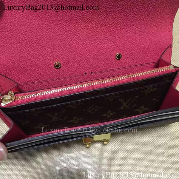 Louis Vuitton Monogram Canvas PALLAS WALLET M58413 Rose Louis Vuitton Monogram Canvas PALLAS WALLET M58413 Rose