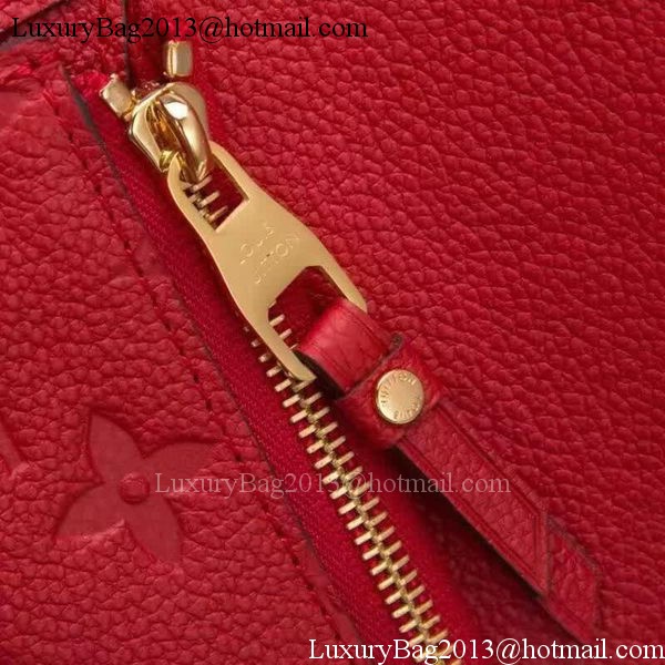 Louis Vuitton Monogram Empreinte COMPACT CURIEUSE WALLET M60568 Red Louis Vuitton Monogram Empreinte COMPACT CURIEUSE WALLET M60568 Red
