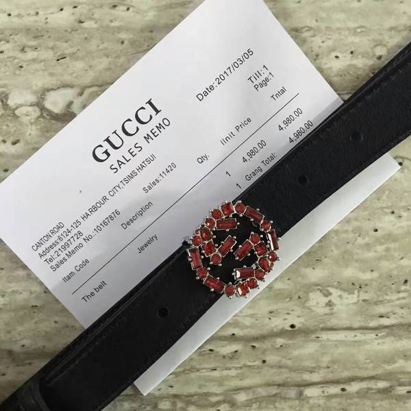 Gucci Original Calf Leather 2.5CM Belt 68883B Gucci Original Calf Leather 2.5CM Belt 68883B