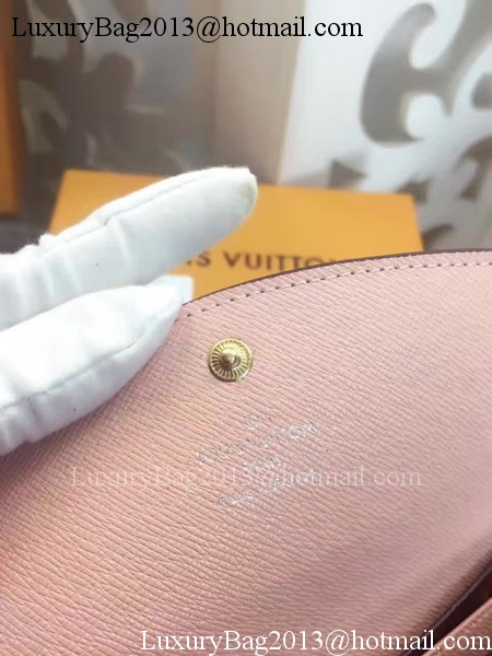 Louis Vuitton Monogram Canvas Emilie Wallet M60136 Pink Louis Vuitton Monogram Canvas Emilie Wallet M60136 Pink