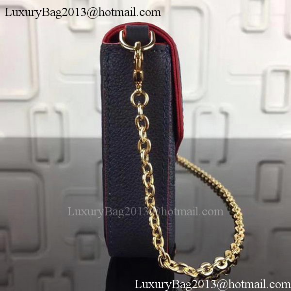 Louis Vuitton Monogram Empreinte POCHETTE FELICIE M64065 Royal Louis Vuitton Monogram Empreinte POCHETTE FELICIE M64065 Royal