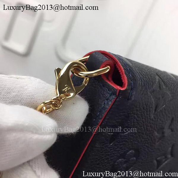 Louis Vuitton Monogram Empreinte POCHETTE FELICIE M64065 Royal Louis Vuitton Monogram Empreinte POCHETTE FELICIE M64065 Royal