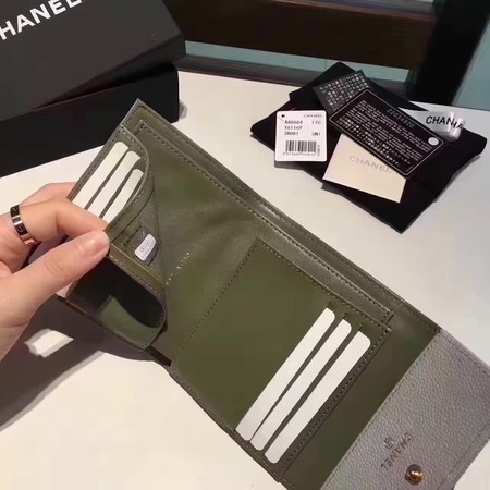 Boy Chanel Matelasse Bi-Fold Wallet Cannage Pattern CHA5261 Grey Boy Chanel Matelasse Bi-Fold Wallet Cannage Pattern CHA5261 Grey