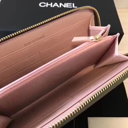 Boy Chanel Zip Around Wallet Cannage Pattern CHA5264 Green Boy Chanel Zip Around Wallet Cannage Pattern CHA5264 Green