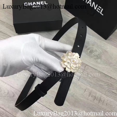 Chanel 20mm Leather Belt CH0801 White Chanel 20mm Leather Belt CH0801 White