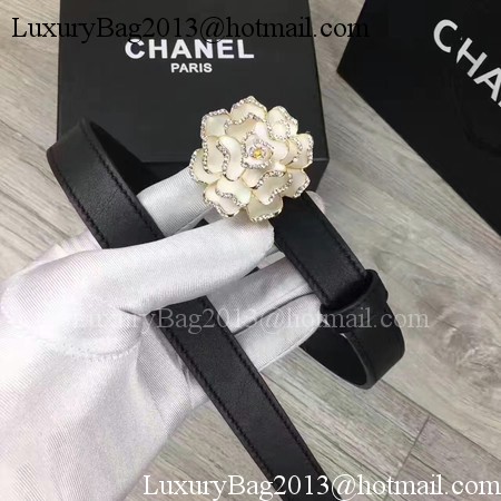 Chanel 20mm Leather Belt CH0801 White Chanel 20mm Leather Belt CH0801 White