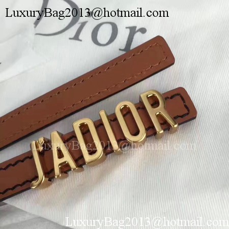 Dior 30mm Leather Belt CD2366 Brown Dior 30mm Leather Belt CD2366 Brown