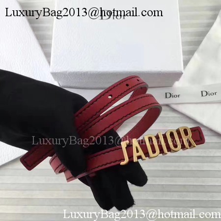 Dior 30mm Leather Belt CD2366 Red Dior 30mm Leather Belt CD2366 Red