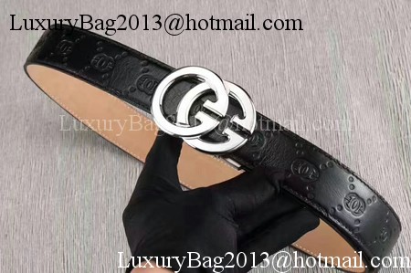 Gucci 34mm Leather Belt GG0802 Black Gucci 34mm Leather Belt GG0802 Black