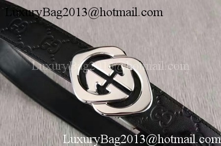 Gucci 34mm Leather Belt GG0803 Black Gucci 34mm Leather Belt GG0803 Black
