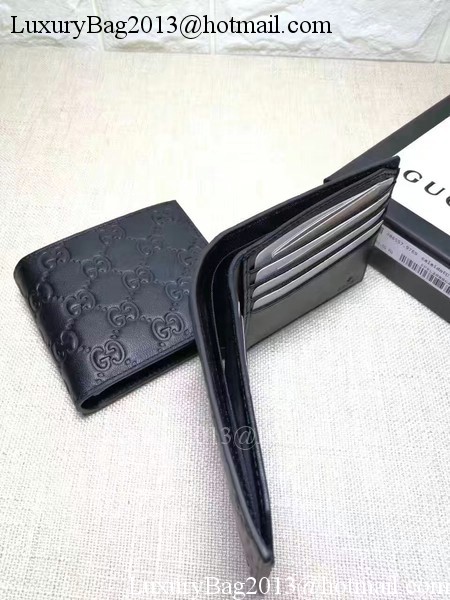 Gucci Guccissima Leather Wallet 473922 Black Gucci Guccissima Leather Wallet 473922 Black