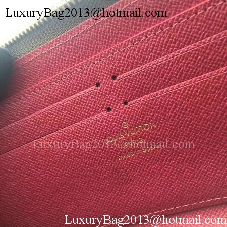 Louis Vuitton Monogram Canvas CLEMENCE WALLET M64201 Red Louis Vuitton Monogram Canvas CLEMENCE WALLET M64201 Red