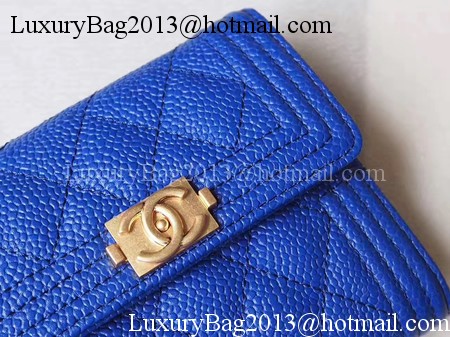 Chanel Matelasse Bi-Fold Wallet Blue Cannage Patterns A48980 Gold Chanel Matelasse Bi-Fold Wallet Blue Cannage Patterns A48980 Gold