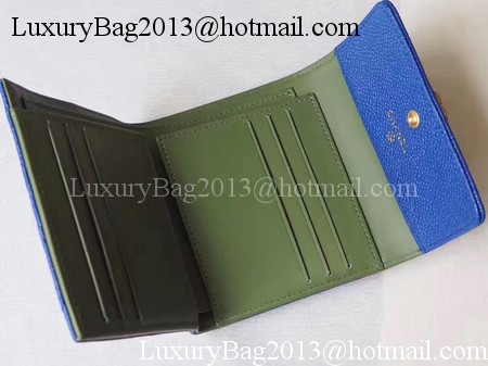 Chanel Matelasse Bi-Fold Wallet Blue Cannage Patterns A48980 Gold Chanel Matelasse Bi-Fold Wallet Blue Cannage Patterns A48980 Gold