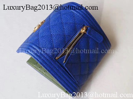 Chanel Matelasse Bi-Fold Wallet Blue Cannage Patterns A48980 Gold Chanel Matelasse Bi-Fold Wallet Blue Cannage Patterns A48980 Gold