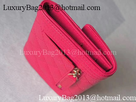Chanel Matelasse Bi-Fold Wallet Rose Cannage Patterns A48980 Gold Chanel Matelasse Bi-Fold Wallet Rose Cannage Patterns A48980 Gold