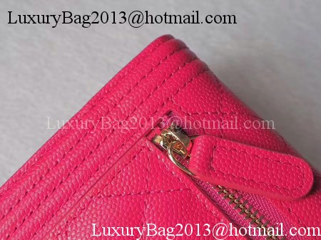 Chanel Matelasse Bi-Fold Wallet Rose Cannage Patterns A48980 Gold Chanel Matelasse Bi-Fold Wallet Rose Cannage Patterns A48980 Gold