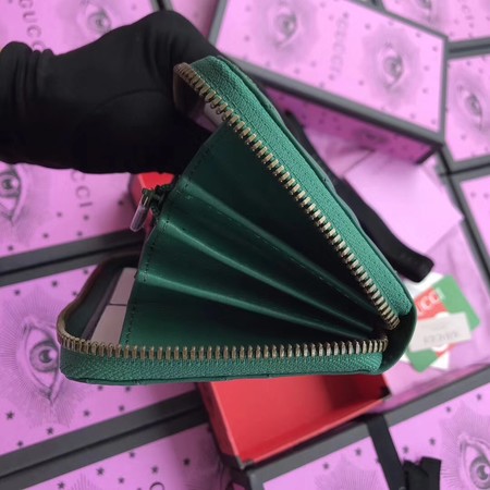 Gucci GG Marmont Zip Around Wallet 443123 Green Gucci GG Marmont Zip Around Wallet 443123 Green