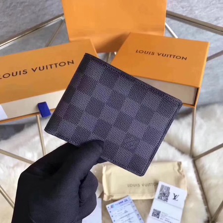 Louis Vuitton Damier Graphite Canvas MULTIPLE WALLET N62663 Louis Vuitton Damier Graphite Canvas MULTIPLE WALLET N62663