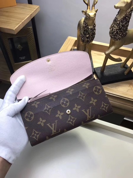 Louis Vuitton Monogram Canvas EMILIE WALLET M61289 Pink Louis Vuitton Monogram Canvas EMILIE WALLET M61289 Pink