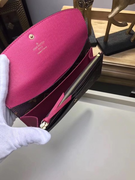 Louis Vuitton Monogram Canvas EMILIE WALLET M61289 Rose Louis Vuitton Monogram Canvas EMILIE WALLET M61289 Rose