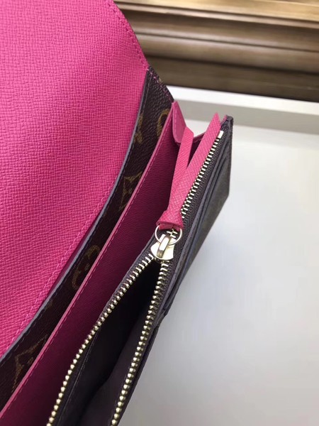 Louis Vuitton Monogram Canvas EMILIE WALLET M61289 Rose Louis Vuitton Monogram Canvas EMILIE WALLET M61289 Rose