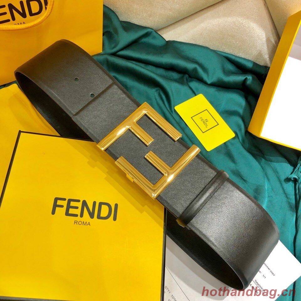 Fendi Leather Belt F2369 Black Fendi Leather Belt F2369 Black