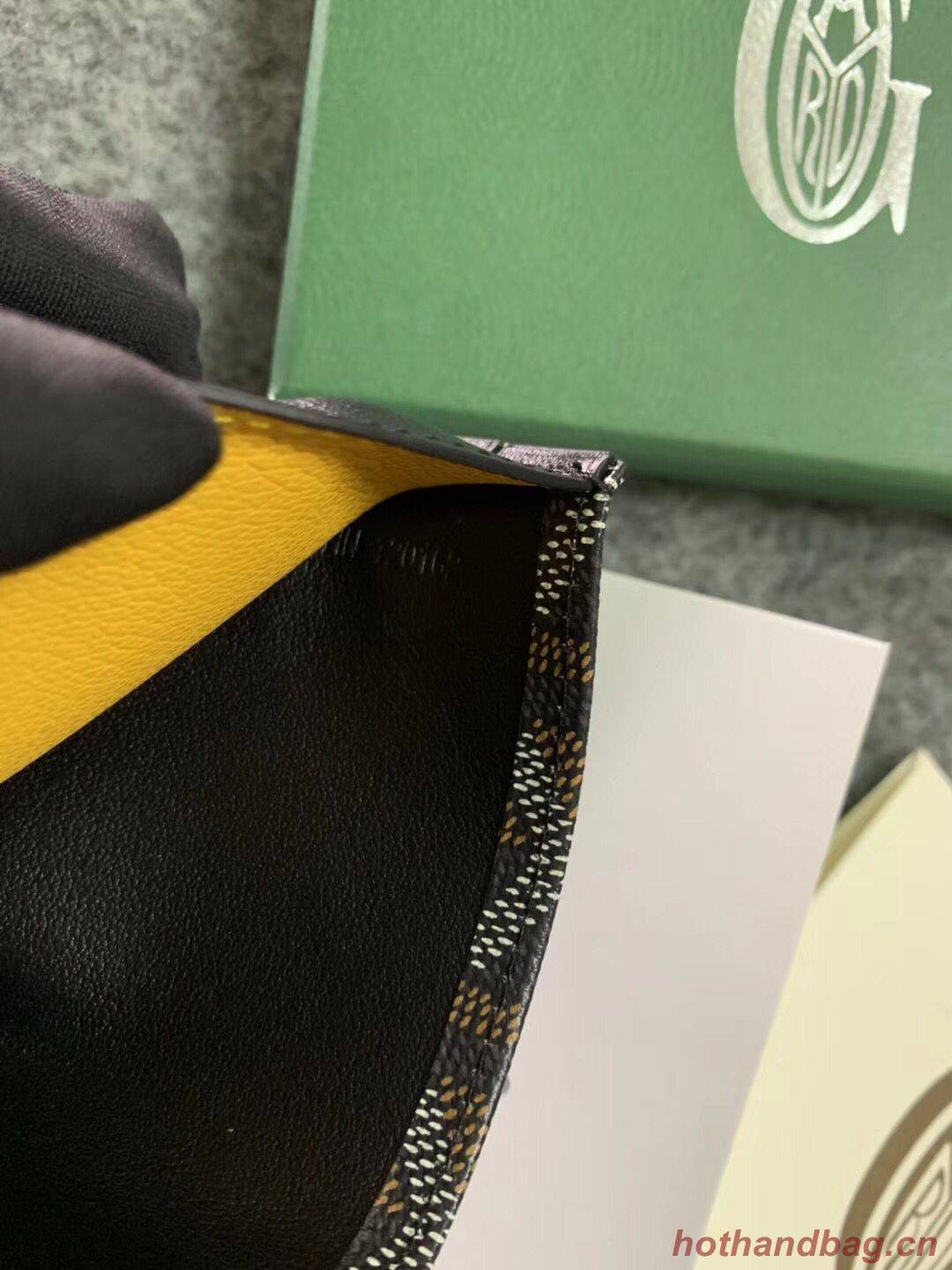 Goyard Wallet 9982 black Goyard Wallet 9982 black