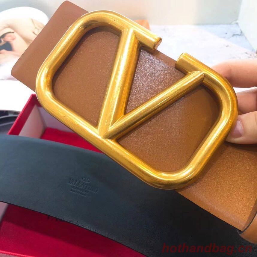 Valentino Original Calf Leather Belt 7.0CM V96783 Valentino Original Calf Leather Belt 7.0CM V96783