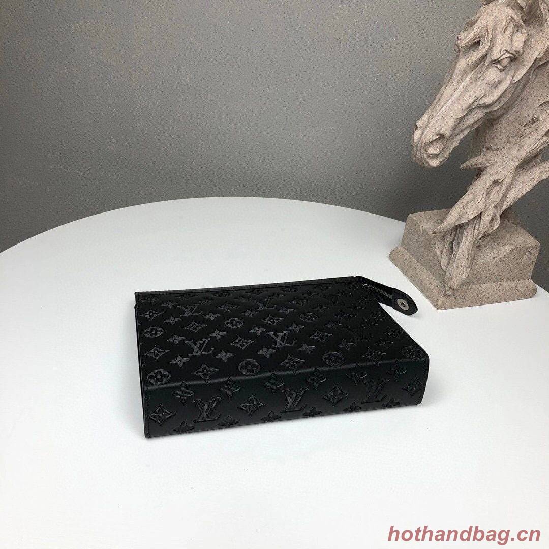 Louis Vuitton Monogram Eclipse POCHETTE VOYAGE MM M61692 Black