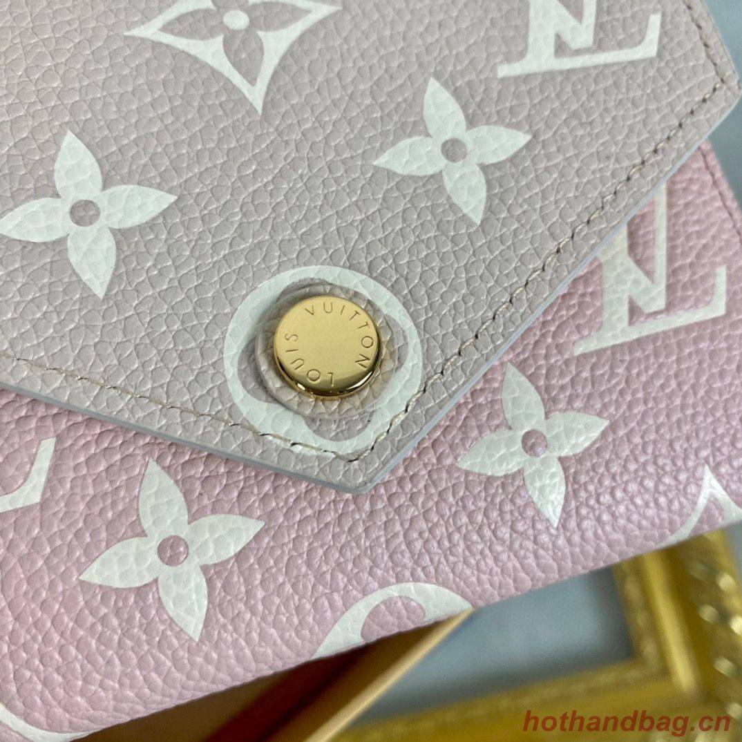 Louis Vuitton VICTORINE WALLET M81289 Pink&Yellow Louis Vuitton VICTORINE WALLET M81289 Pink&Yellow
