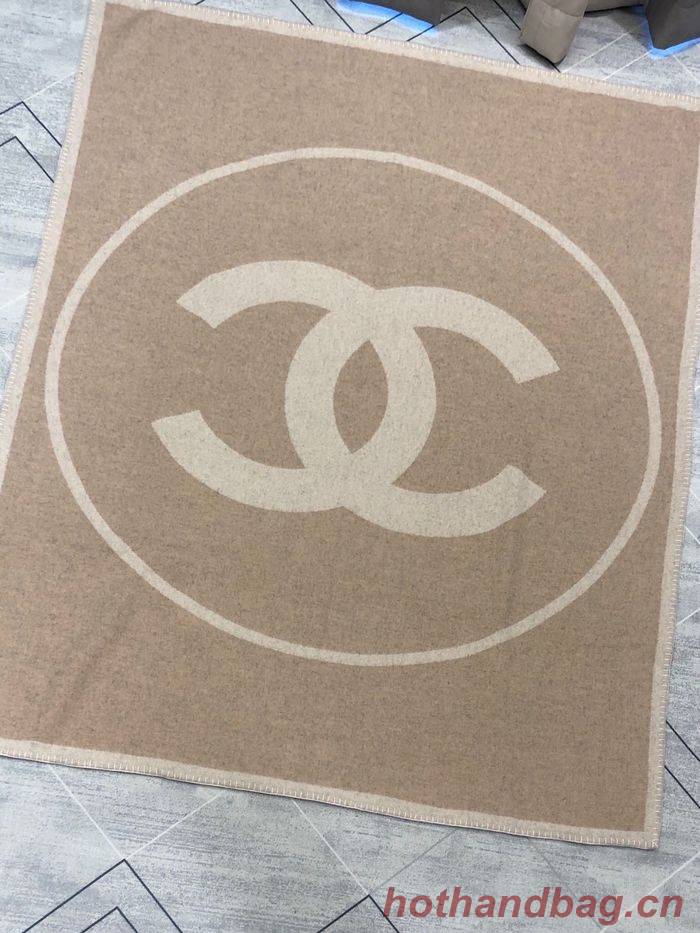 CHANEL Merino Wool Cashmere CC Throw Blanket CHB00004 CHANEL Merino Wool Cashmere CC Throw Blanket CHB00004