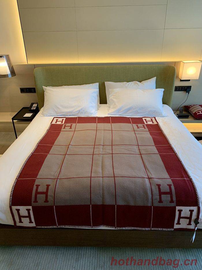 Hermes Lambswool&Cashmere Shawl&Blanket HMB00002 Hermes Lambswool&Cashmere Shawl&Blanket HMB00002