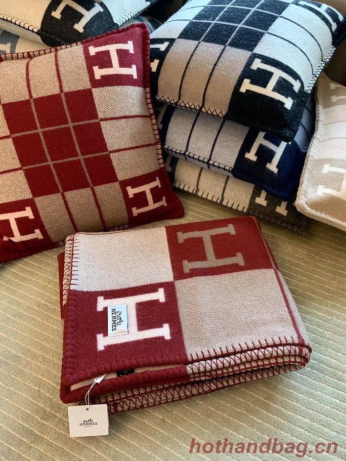 Hermes Lambswool&Cashmere Shawl&Blanket HMB00002 Hermes Lambswool&Cashmere Shawl&Blanket HMB00002