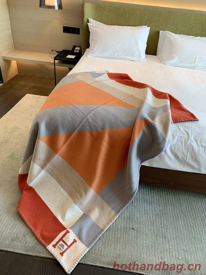 Hermes Lambswool&Cashmere Shawl&Blanket HMB00009 Hermes Lambswool&Cashmere Shawl&Blanket HMB00009