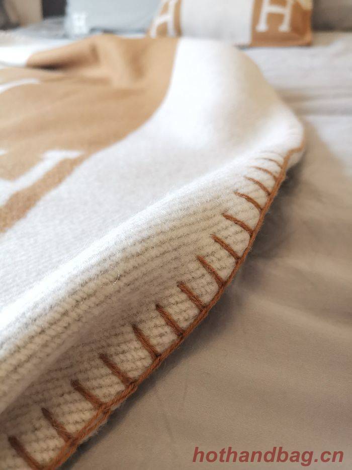 Hermes Lambswool&Cashmere Shawl&Blanket HMB00010 Hermes Lambswool&Cashmere Shawl&Blanket HMB00010