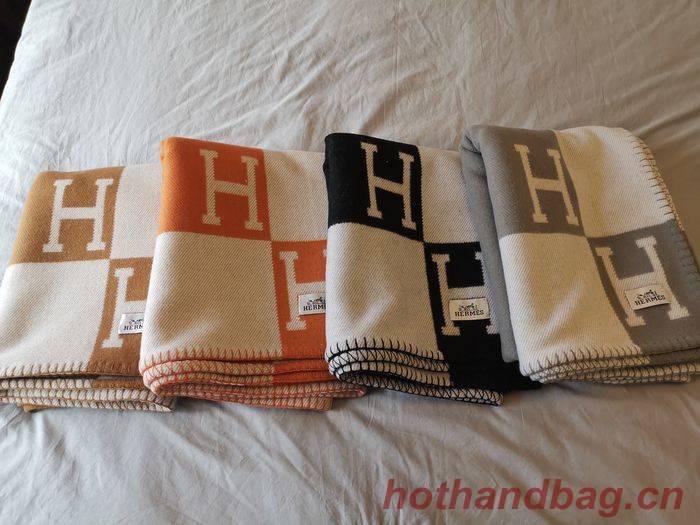 Hermes Lambswool&Cashmere Shawl&Blanket HMB00012 Hermes Lambswool&Cashmere Shawl&Blanket HMB00012