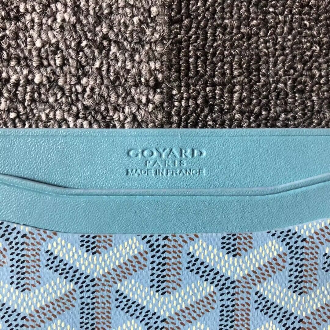 Goyard Card case G9988 Blue Goyard Card case G9988 Blue