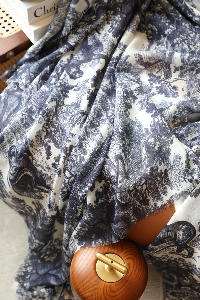 Dior Shawl Wool Silk and Cotton KY181