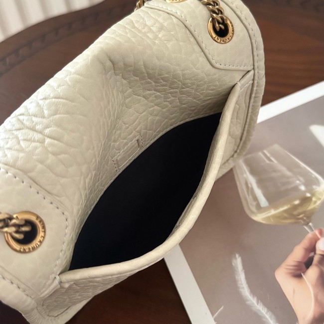 Saint Laurent NIKI small in grained lambskin 633178 BLANC VINTAGE