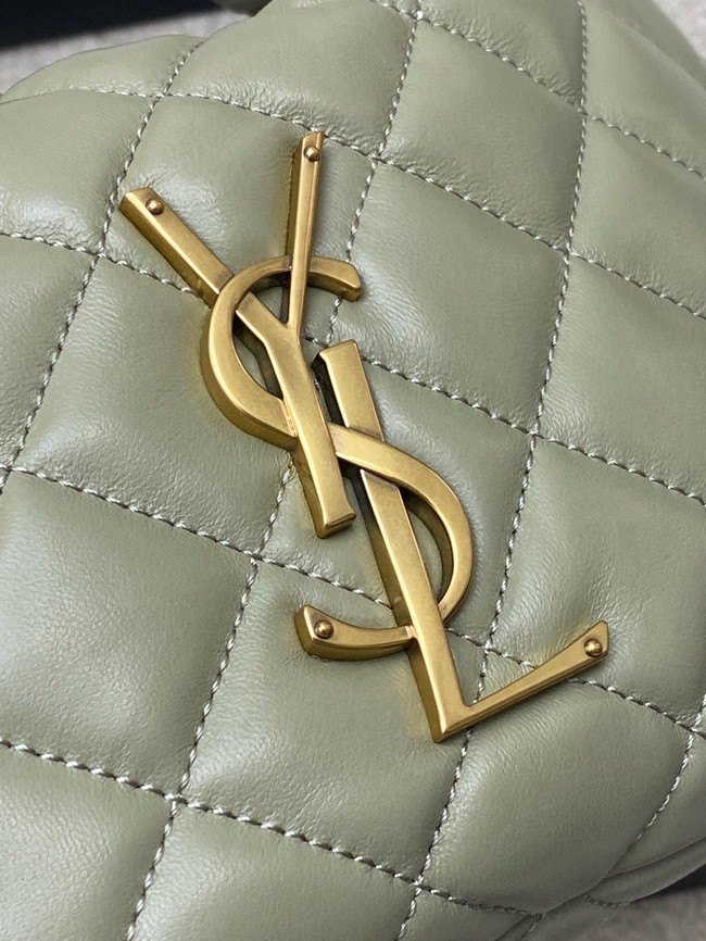 Saint Laurent ICARINO in quilted nappa 851689 light green