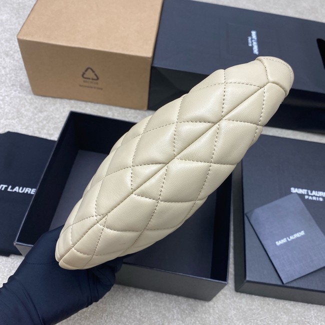 Saint Laurent ICARINO in quilted nappa 851689 BLANC VINTAGE