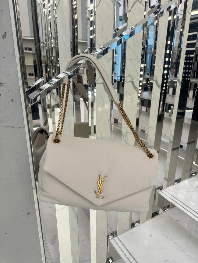 Saint LaurentCALYPSO SMALL IN GRAINED LAMBSKIN 734153 BEIGE