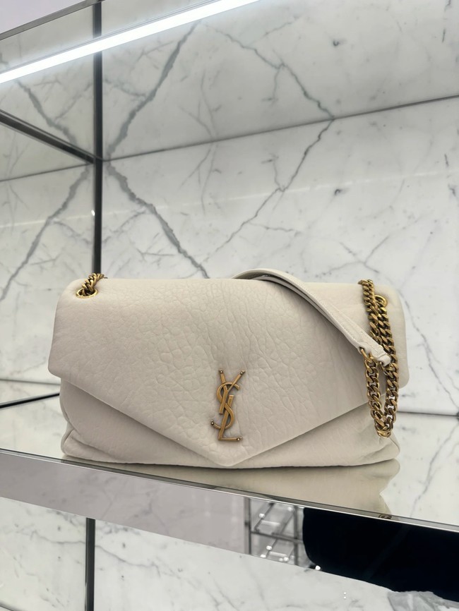 Saint LaurentCALYPSO SMALL IN GRAINED LAMBSKIN 734153 BEIGE